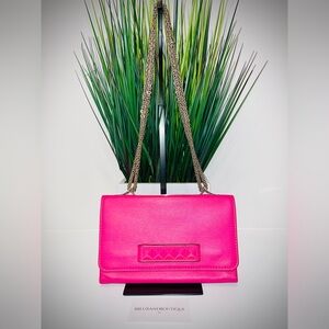 Valentino Garavani Hot Pink Rockstud Shoulder Flap Bag 💖